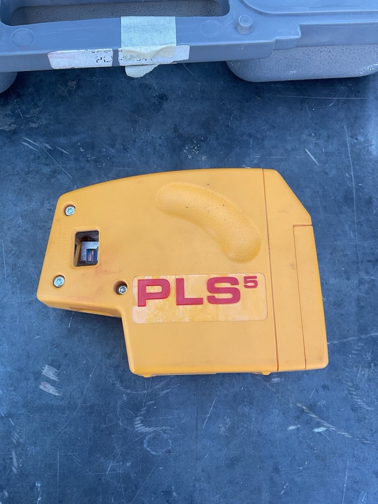 Pacific Laser Systems PLS5 Point Laser Level W/ Case & Mount - Tested