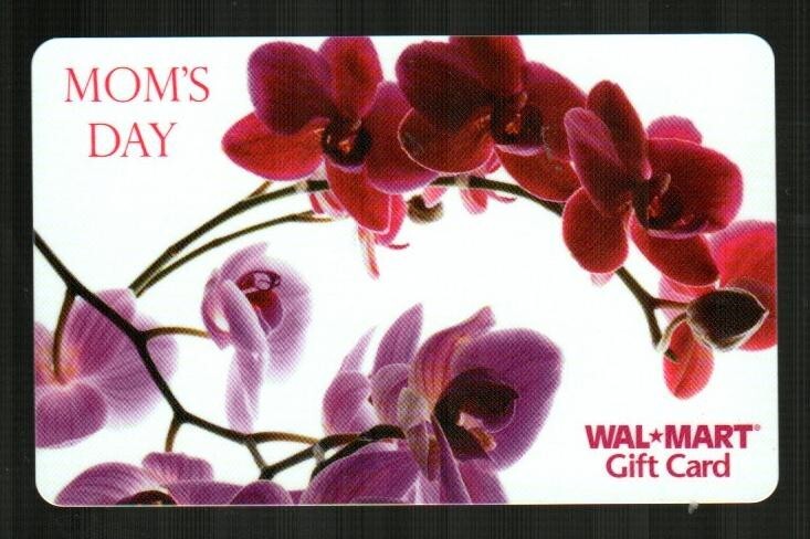 WALMART Mom's Day, Orchids ( 2008 ) Gift Card ( $0 )