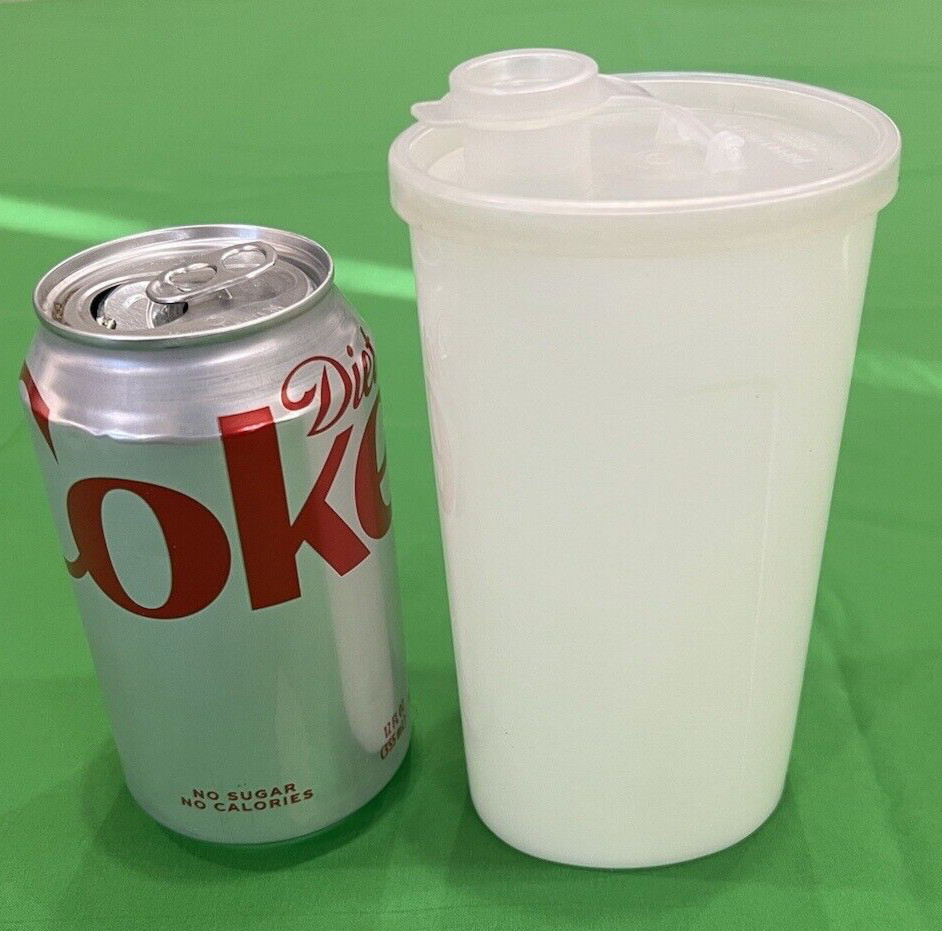 Tupperware Small Pitcher 640-1 White and 641-1 Lid