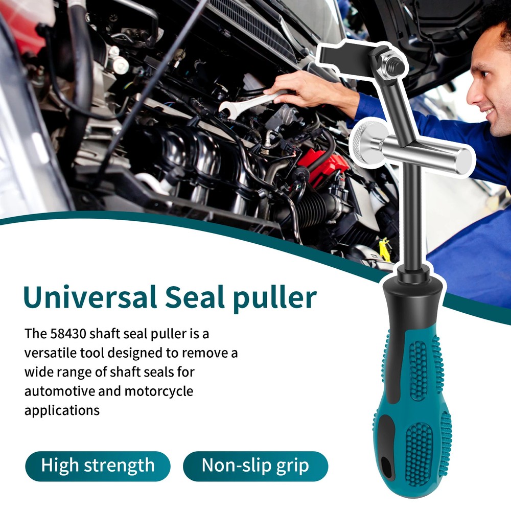 58430 Shaft Type Seal Puller Tool Universal Seal Puller For Auto & Motorcycles