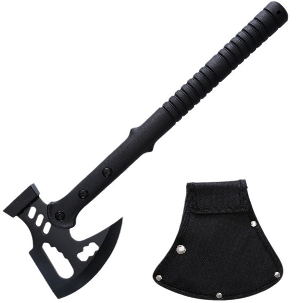 Sharp 17" Camping Axe Hatchet Multi Tool Hammer + Sheath Tactical Outdoor