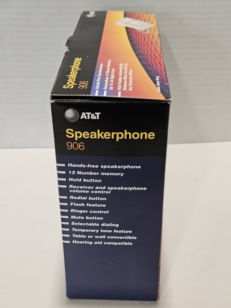 1998 AT&T Speakerphone 906 NIB