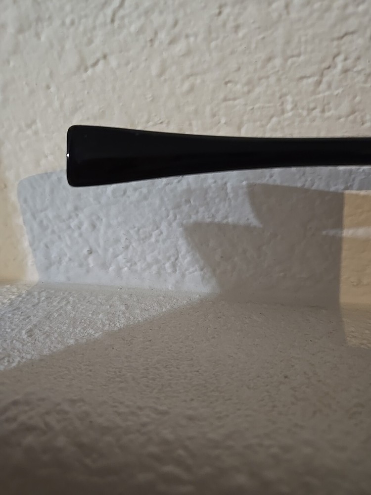 Pipe black sandlewood egg shaped 6" never smoked
