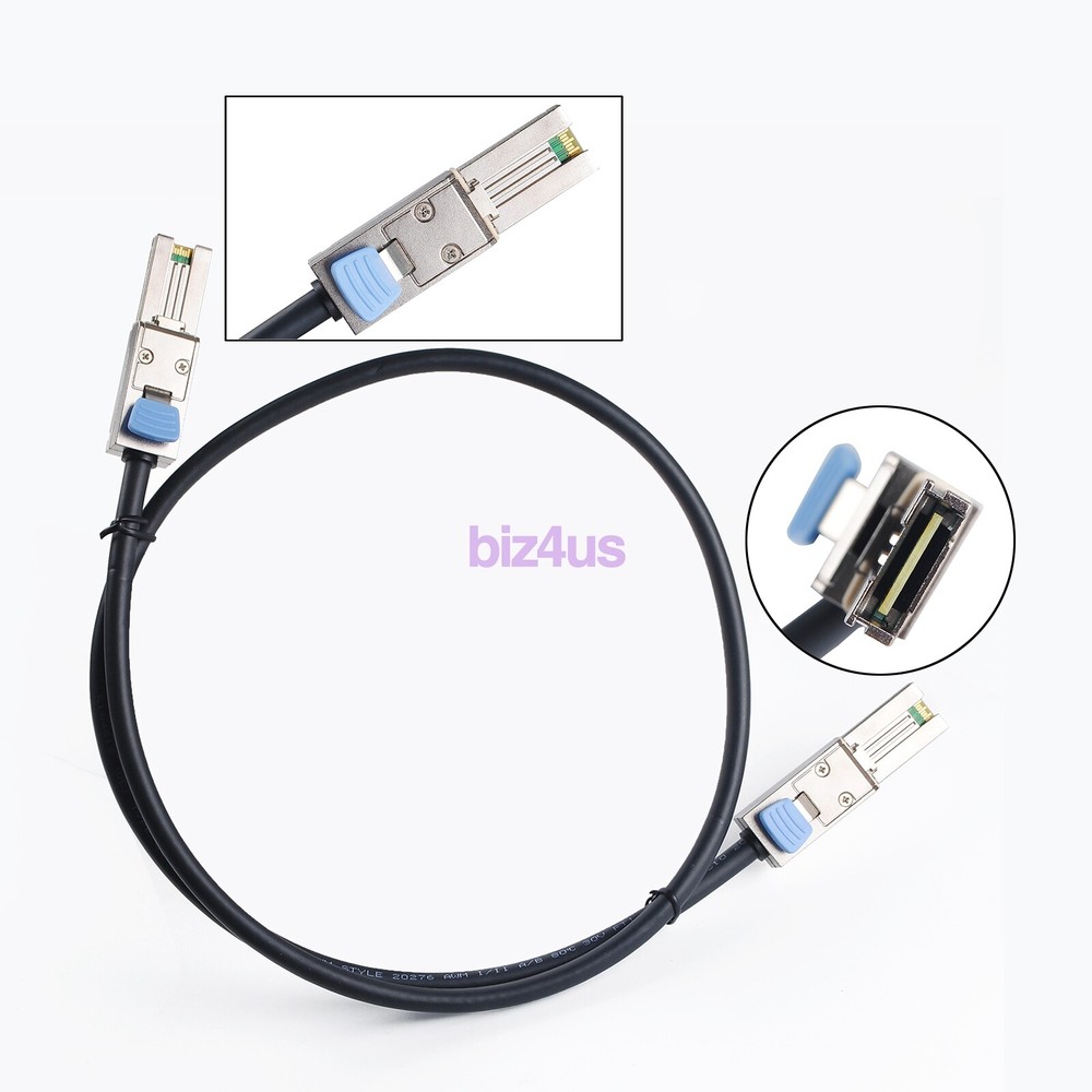 SFF-8088 Mini SAS 26Pin to SFF-8088 SAS 26Pin External Cable Disk Array Line 1M
