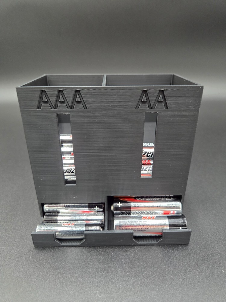 Battery Storage Dispenser Case Holder Box Organizer AA - AAA