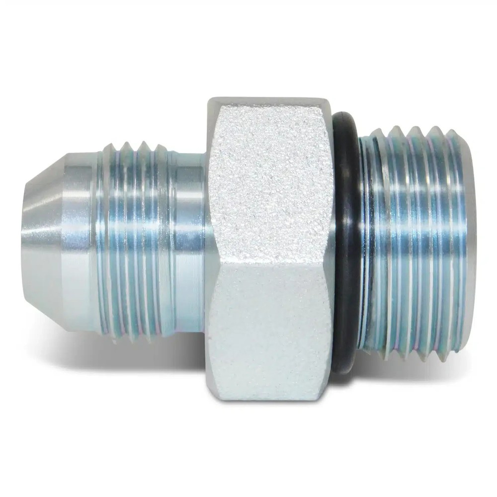 1/2" NPT Straight Thread O-Ring x 5/8" JIC 37° Thread Adapter