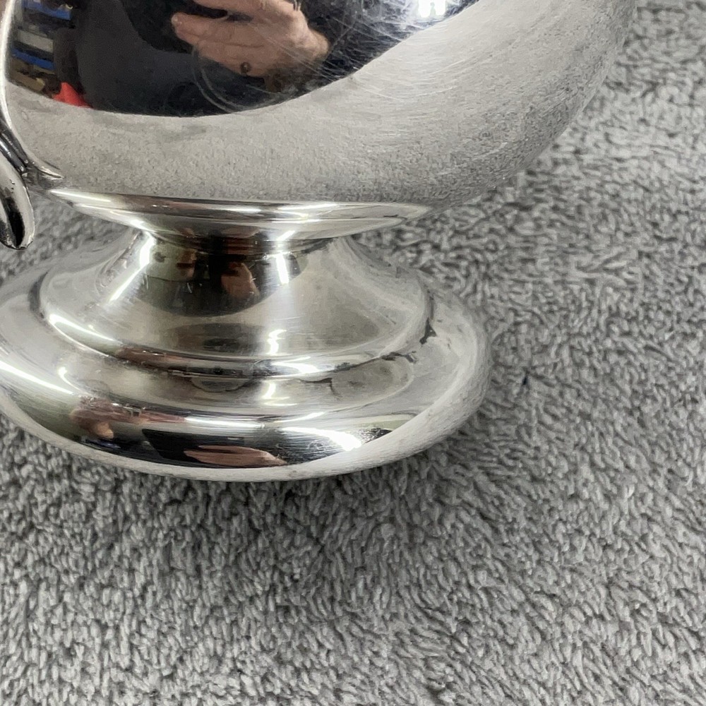 Vintage B.M.C Silver Plated Sugar Bowl Double Handle