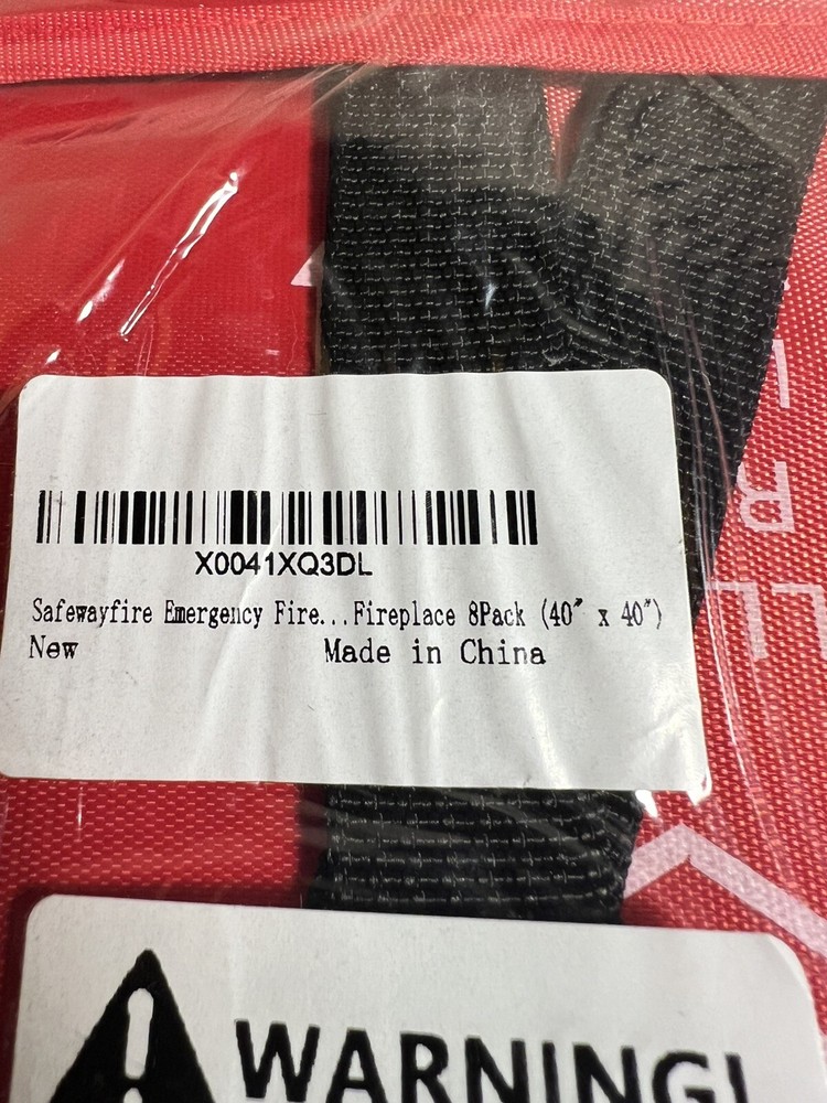 Safeway Emergency Fire Blanket. 40"x40". 8 Pack