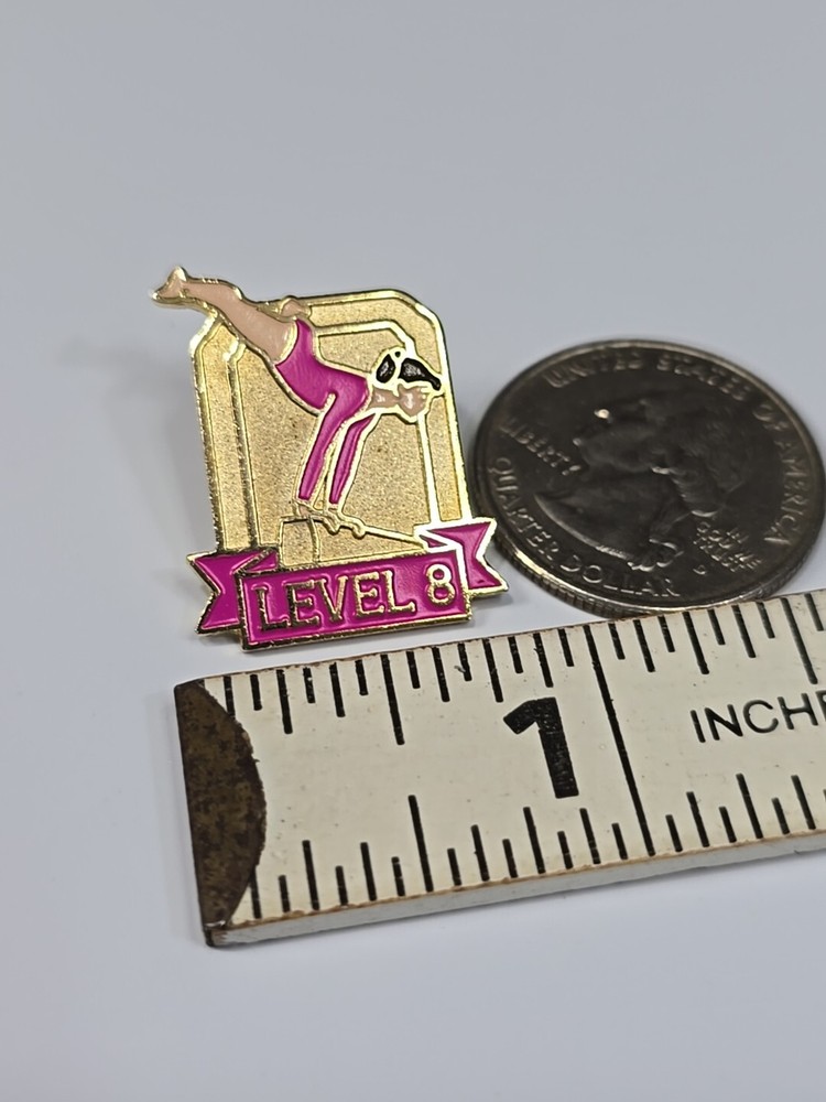 Gymnastics Level 8 Lapel Pin