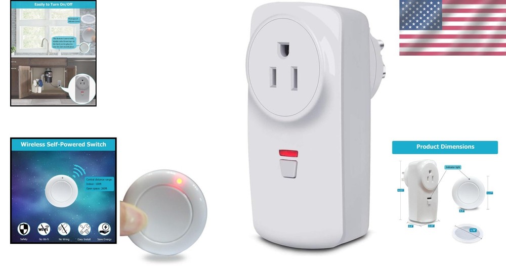 Remote Control Garbage Disposal Switch - Wireless, No Wiring Needed, Easy Setup