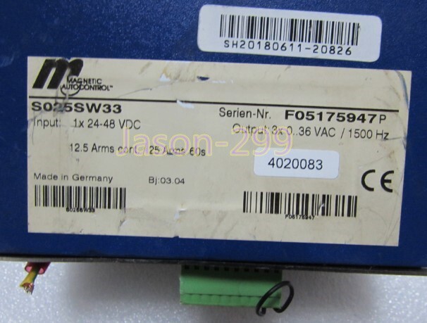 S025SW33 fast ship by DHL OR EMS