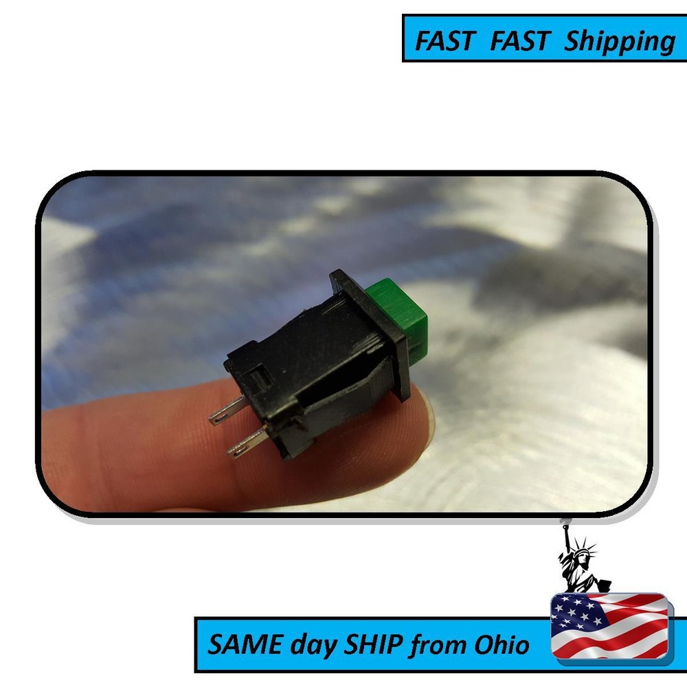 N.C. push button momentary switch square - AC DC