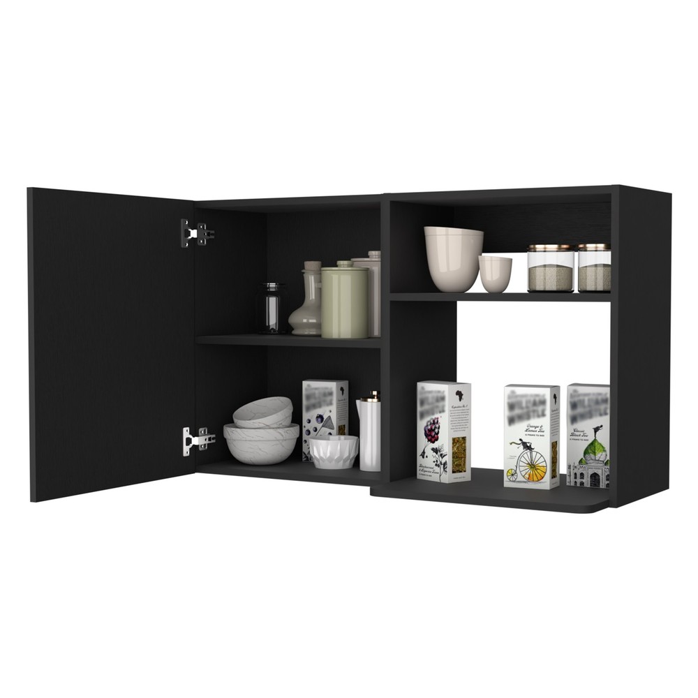 Oklahoma 2 Wall Cabinet, 2 Door Stackable Wall Mounted Storage Cabinet with 2