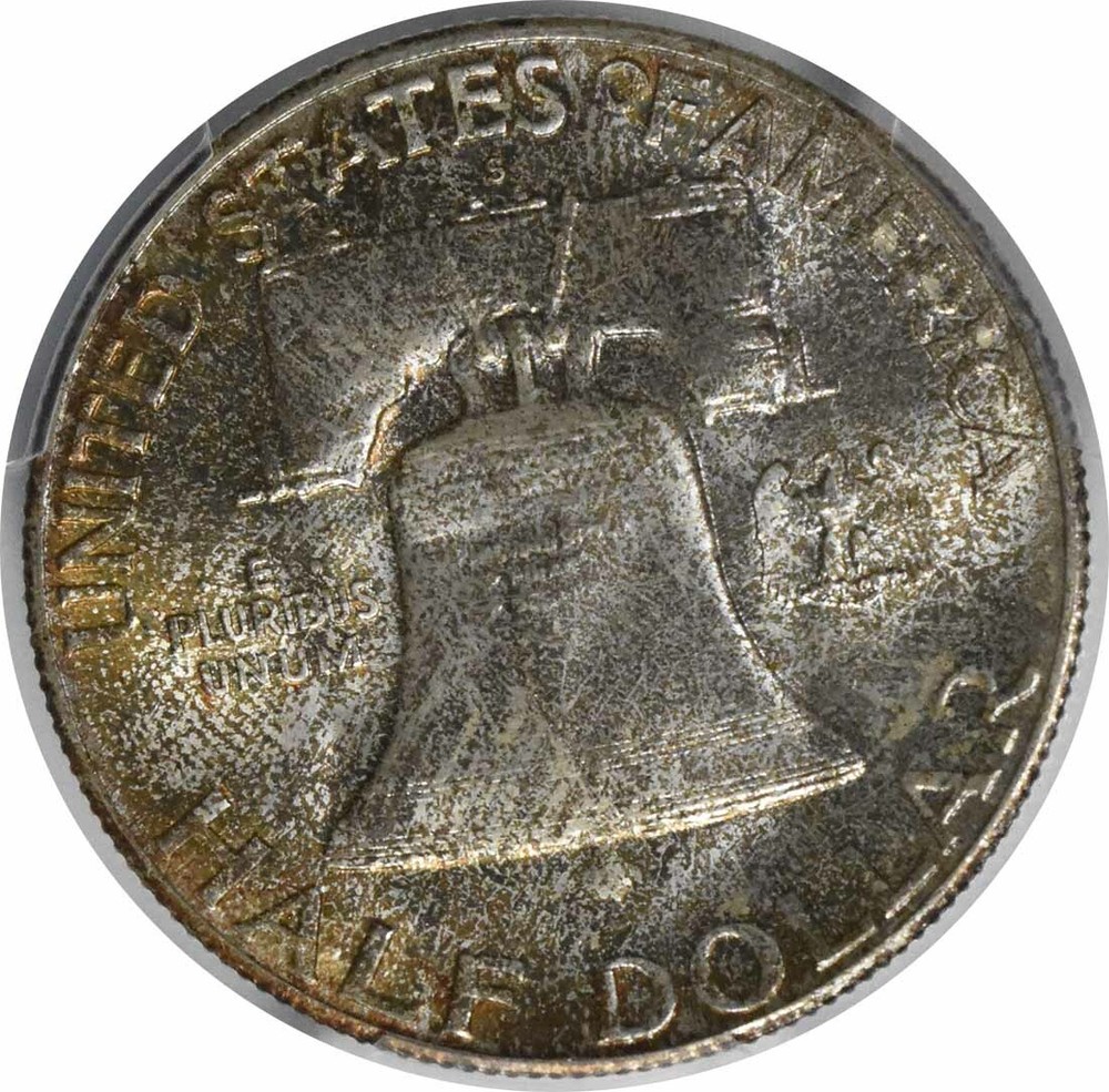1949-S Franklin Silver Half Dollar MS66+FBL PCGS