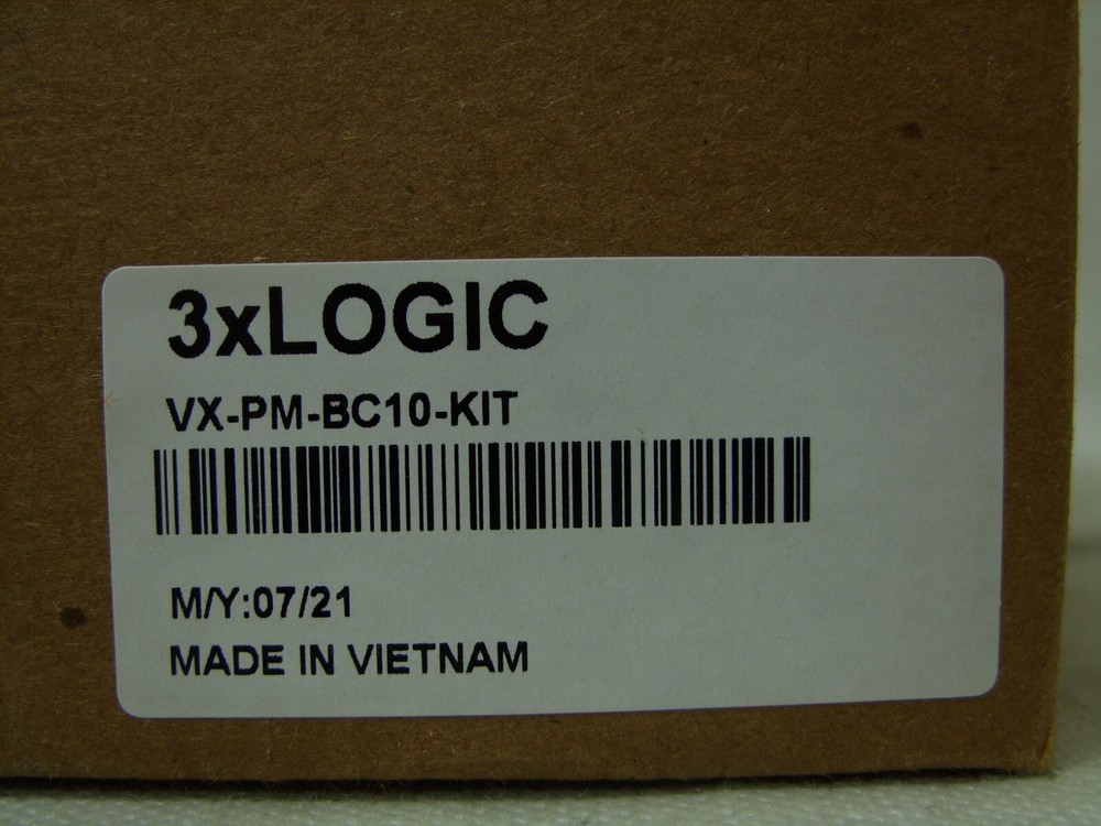 3XLOGIC - VISIX Pendant Mount Surveillance Camera Bracket Kit VX-PM-BC10-KIT