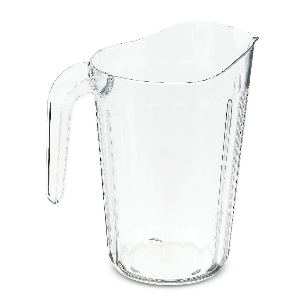 Clear Plastic Stackable Pitcher 60 Ounce Capacity for Kitchen and Dining