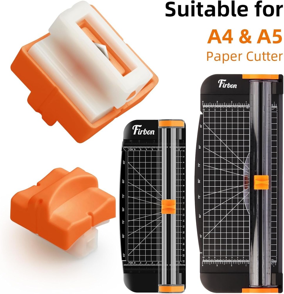 Firbon Paper Cutter Replacement Blade with Automatic Security 1-orange