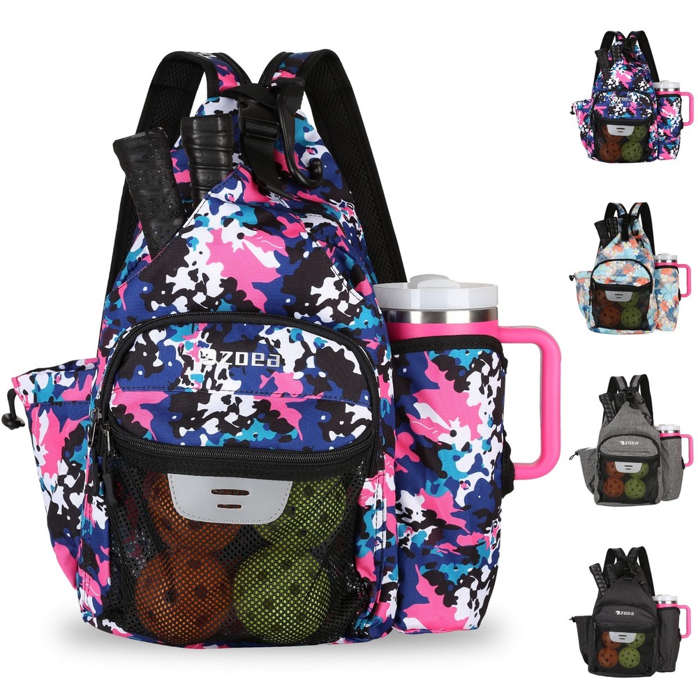 Pickleball Backpack with Water Bottle Holder, Waterproof MultiStyle, Reflecti...