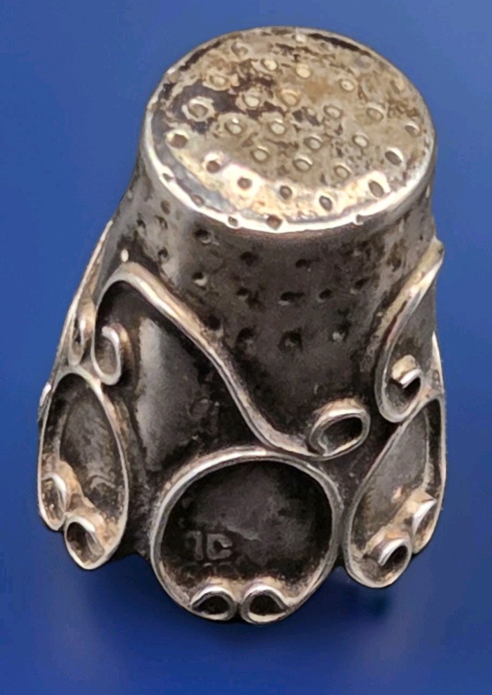 Vintage Mexican Sterling Silver Thimble