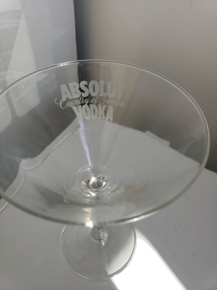 Absolut Vodka Martini Glass
