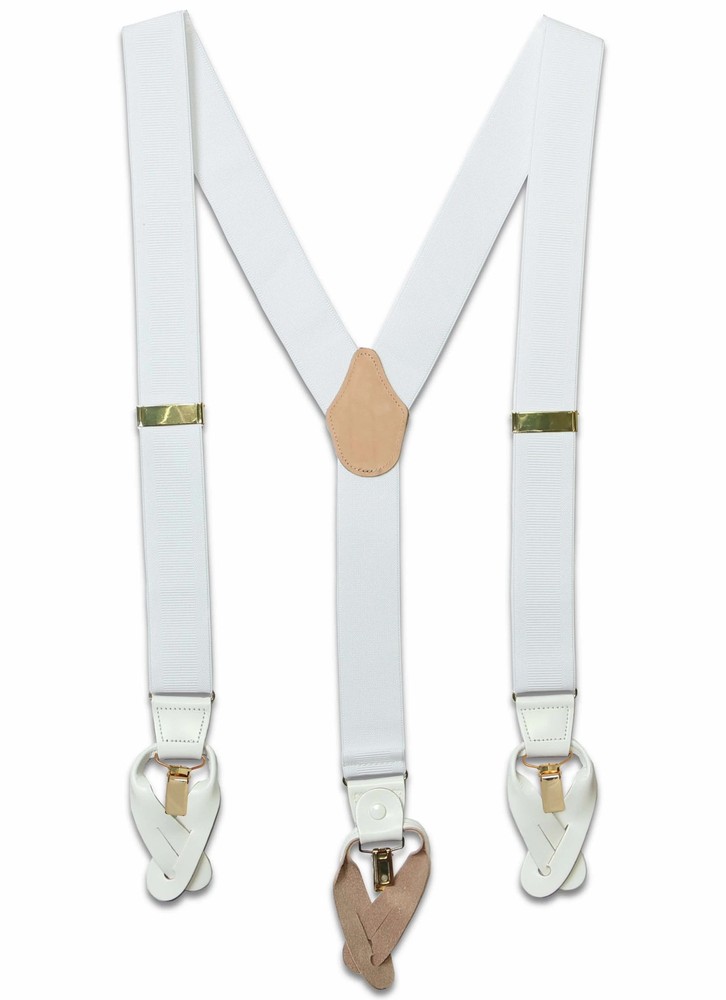 White Dress Braces