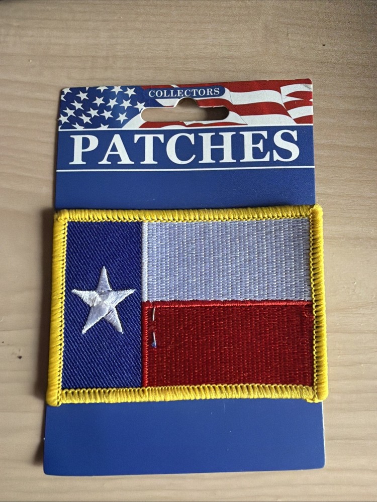 Texas State Flag Embroidered