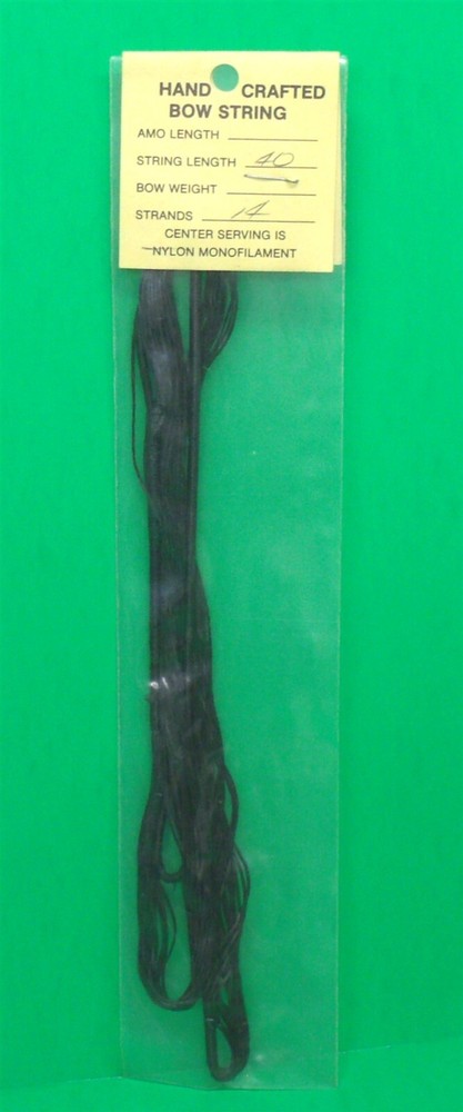 New Bowstrings by Binney Replacement String for Teardrop Cable Bows - 40" 14 str