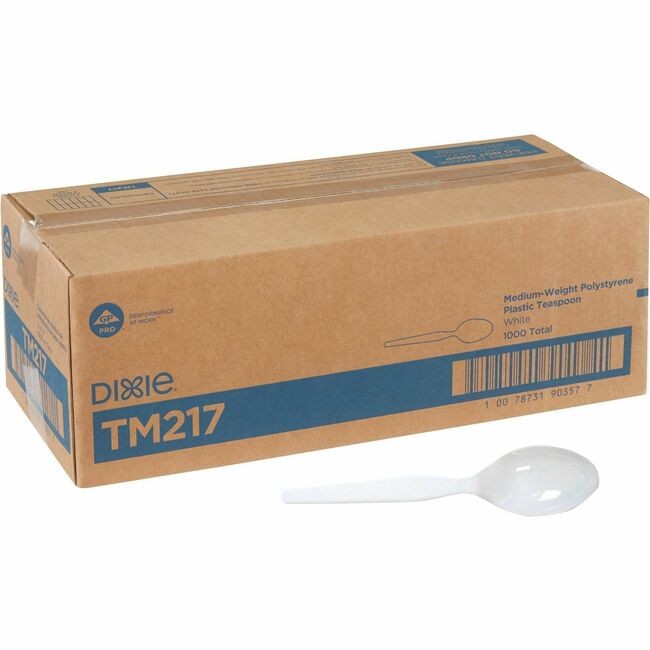 Dixie Heavy/medium Weight Spoon - 1000/carton - Plastic - White (TM217)