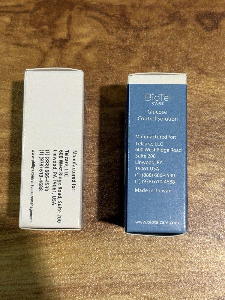 Philips Glucose Control Solution Level 1 & 2 Sealed Vials 2.5ml Each exp8/6/25