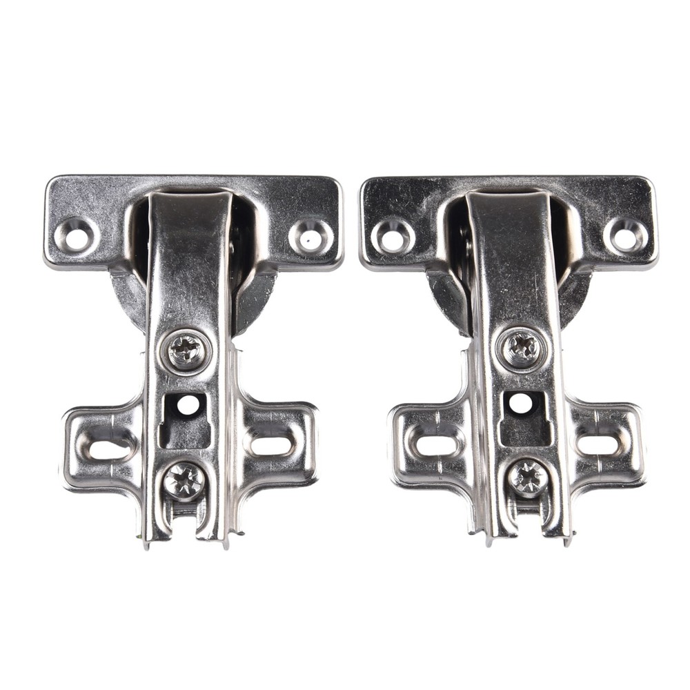 2 Pcs/Set 90 Degree Kitchen Cabinet Cupboard Concealed Angular Corner Door Hinge