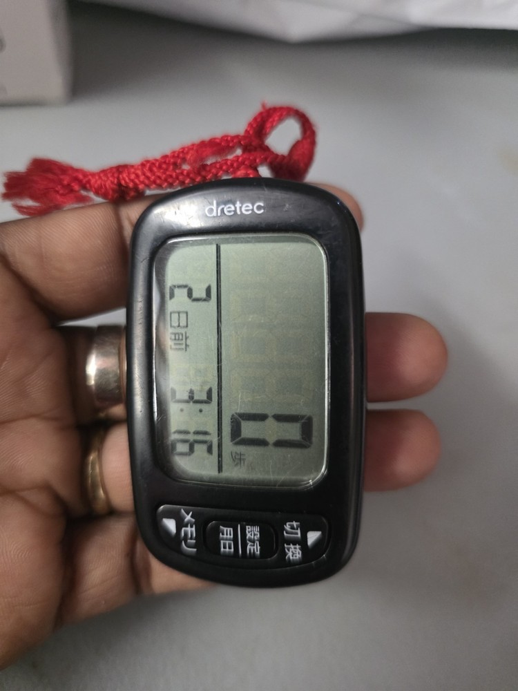 Dretec H235 Pedometer With Large Screen Calorie Burned Exercise