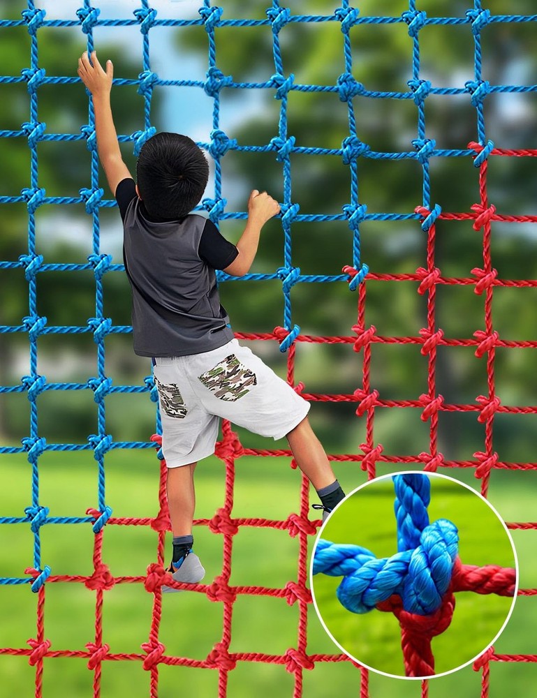 Climbing Cargo Net, Polyester Playground Climbing Net, Heavy Duty L... Fast Ship