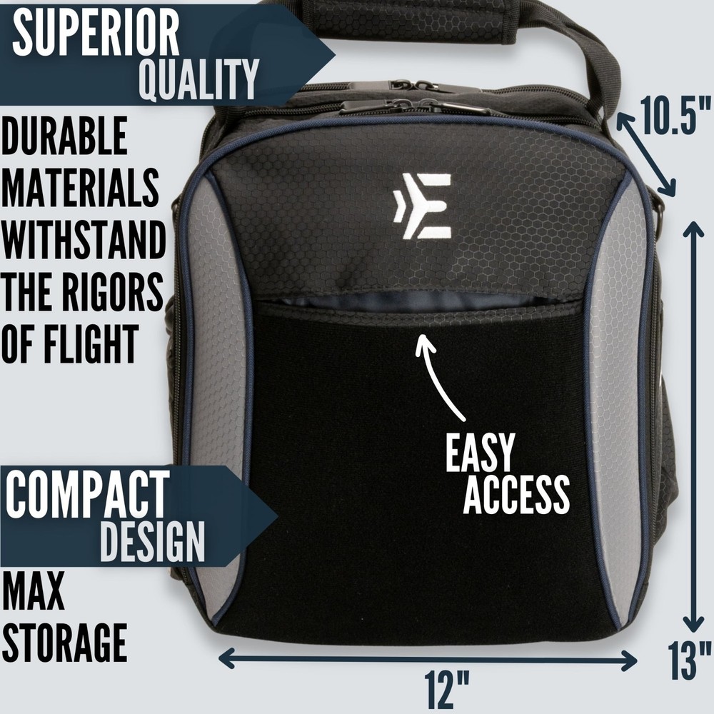 Pilot Flight Bag Gray Aviation