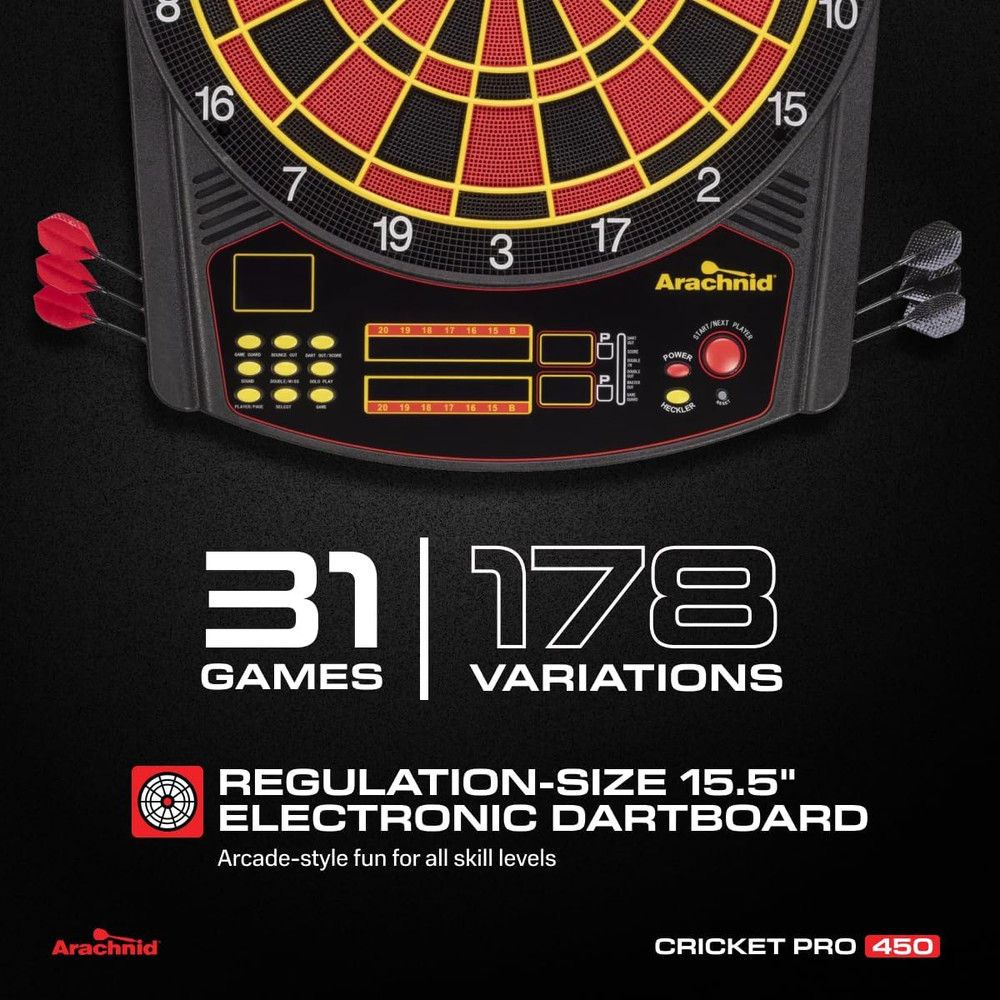 Cricket Pro 450 Electronic Dartboard