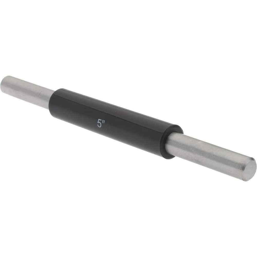 SPI 5" Flat End Micrometer Calibration Standard, Includes Heat Insulating Handle