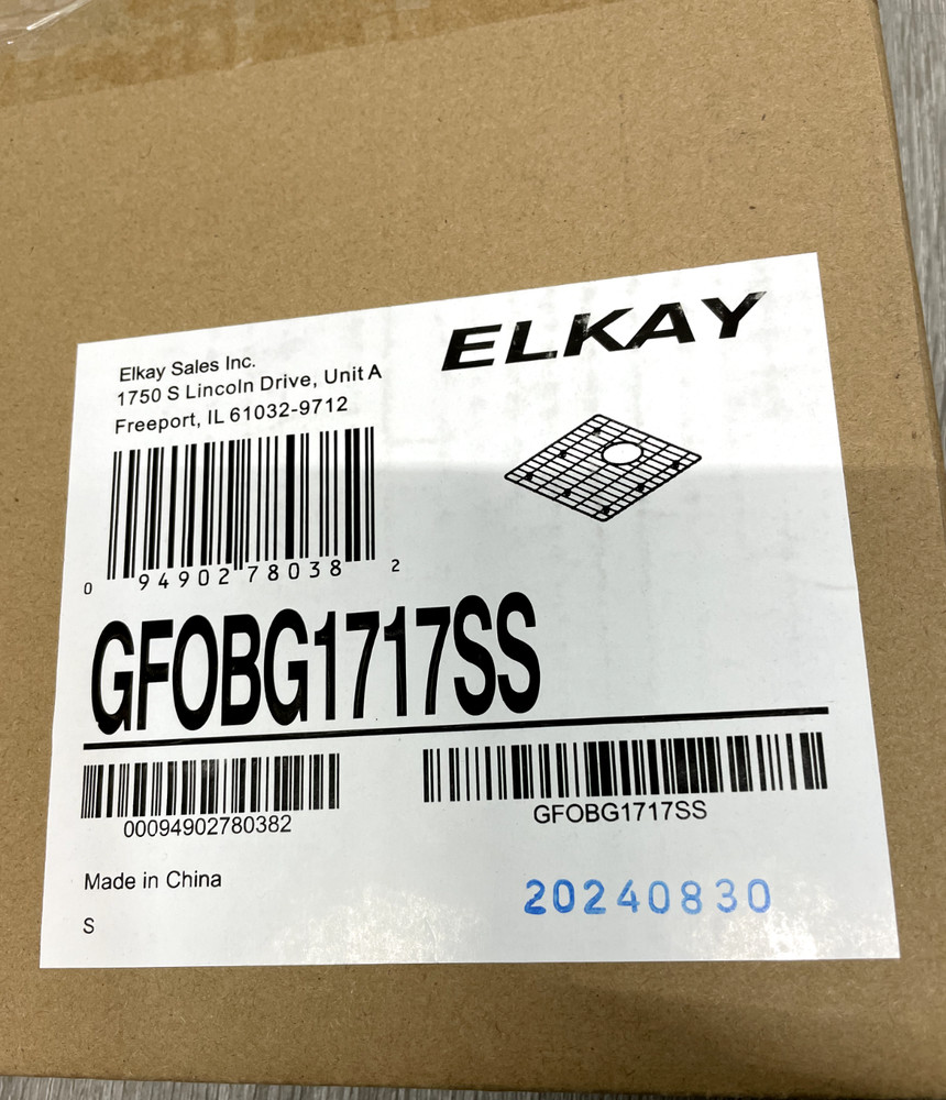 Elkay GFOBG1717SS Stainless Steel Bottom Grid#163