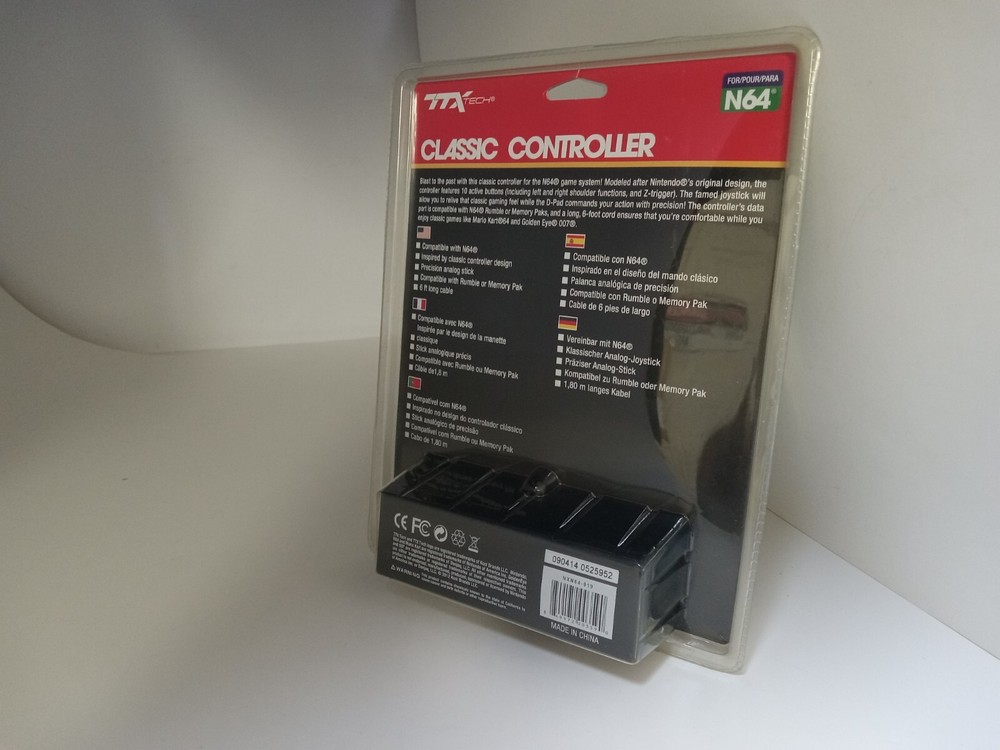 Black long handle Replacement Controller Pad for N64 Nintendo 64 TTX #W11