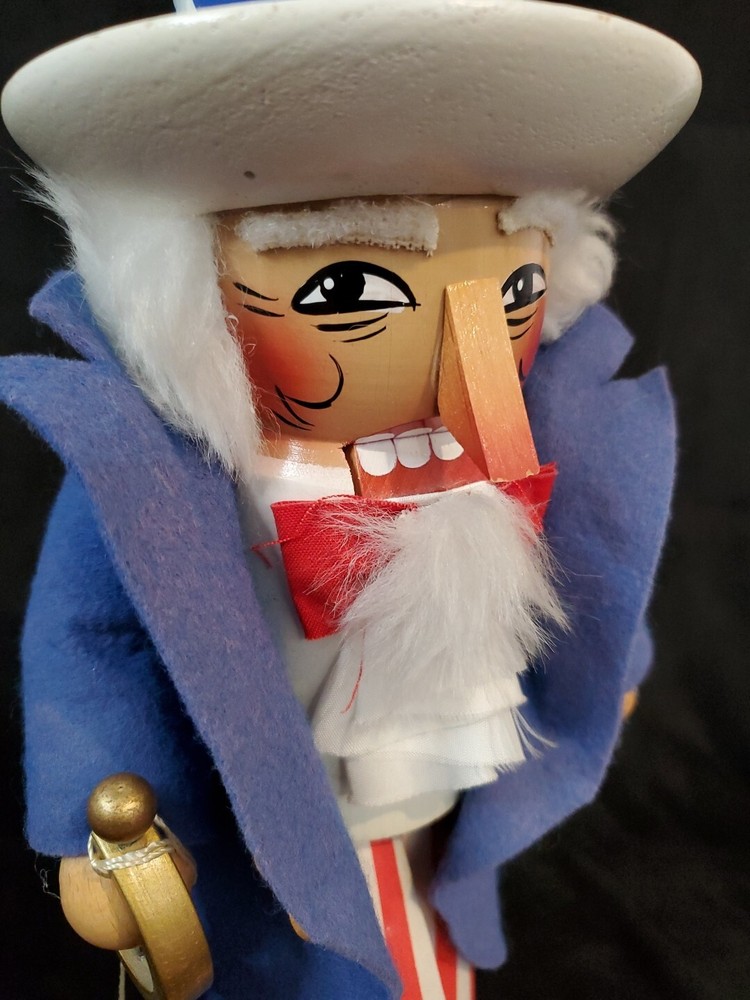 Nutcracker Full Size Uncle Sam w/ Sword - Made West Germany Fireworks Festivals