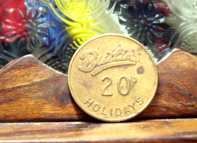 BUTEN'S 20P HOLIDAY TOKEN