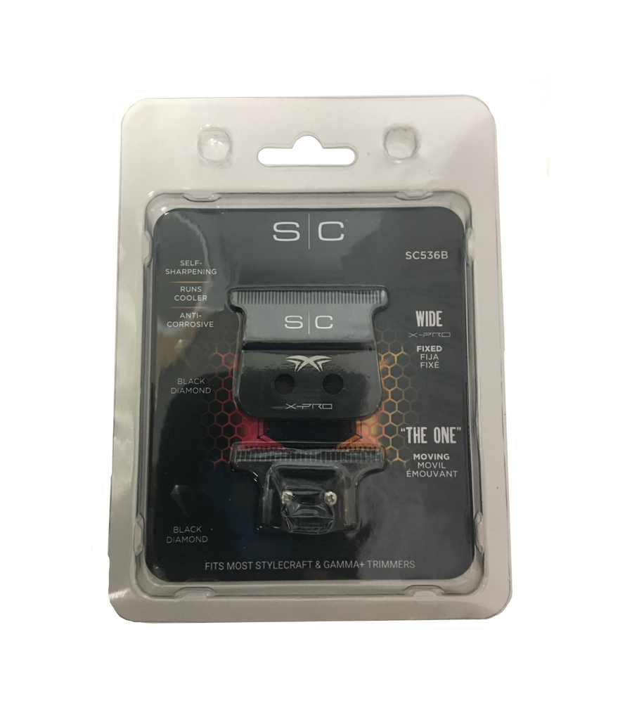 StyleCraft Replacement Fixed Black Diamond X-Pro Wide Fixed Blade Set | SC536B