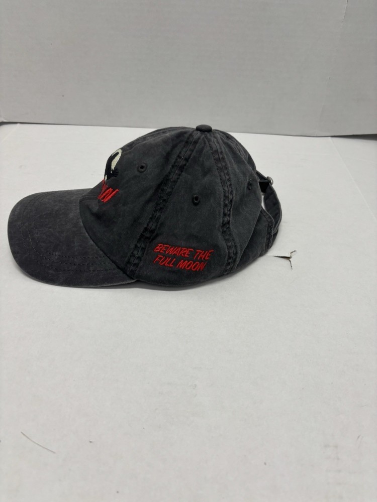 Universal Studios The Wolfman Black Adjustable Hat Movie Original