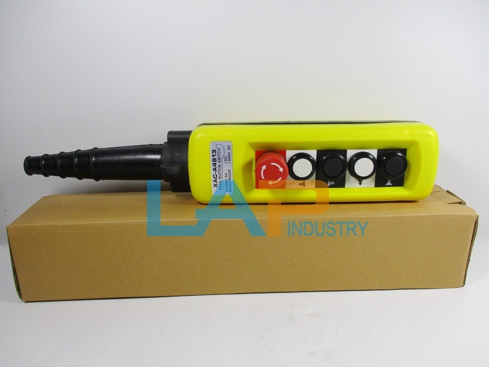 1PCS New XAC-4913 Pendant Control Stations Crane 4 Pushbutton Switch