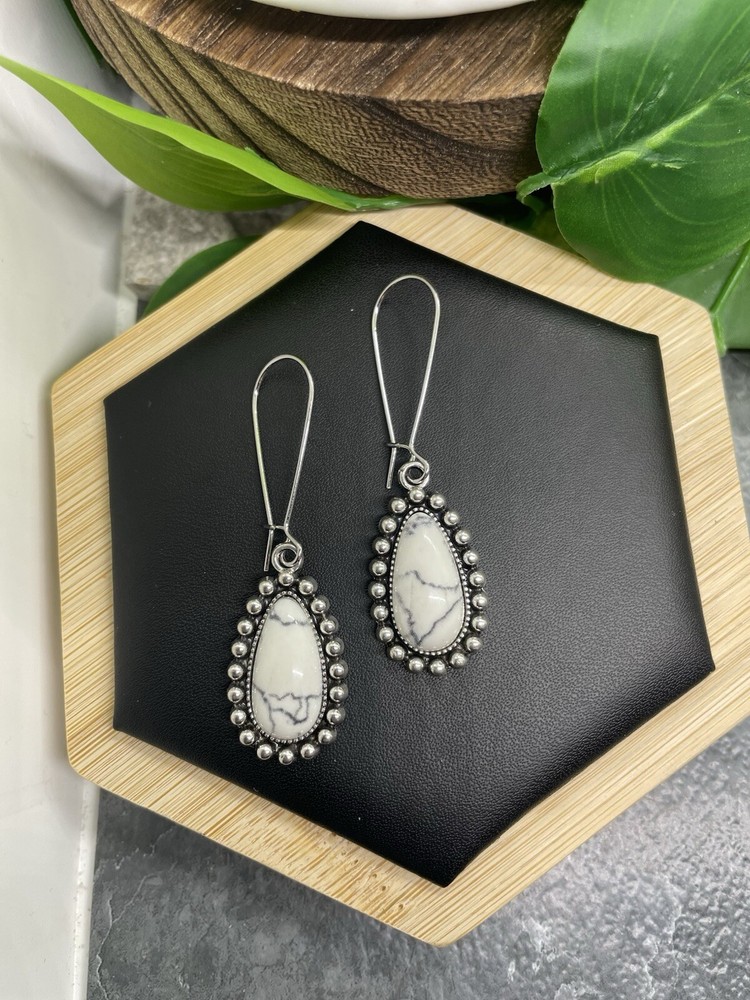 2” Silver-tone Boho Dangle Earring Set New Free Ship B4485