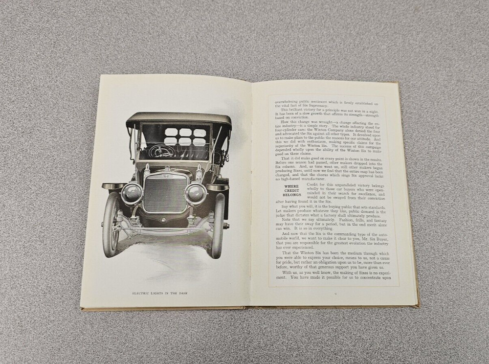 1912 Winton Six Sales Book