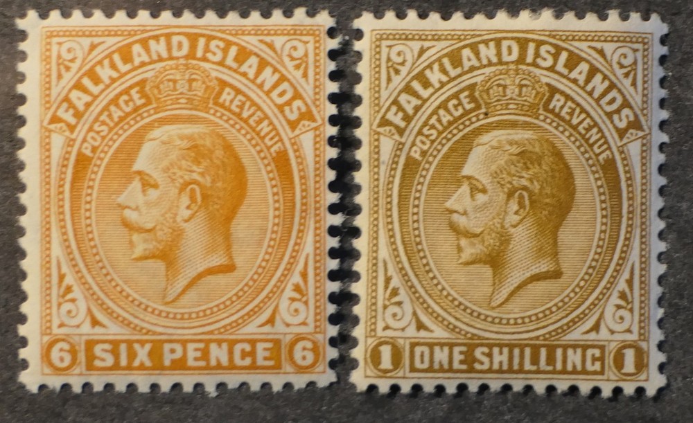 Falkland Is. Scott # 34-35, Mint OG LH