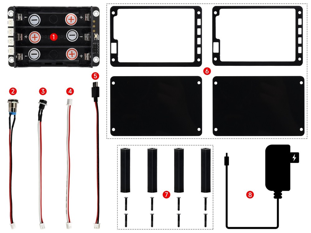 Waveshare Uninterruptible Power Supply Module Support charging And Power output