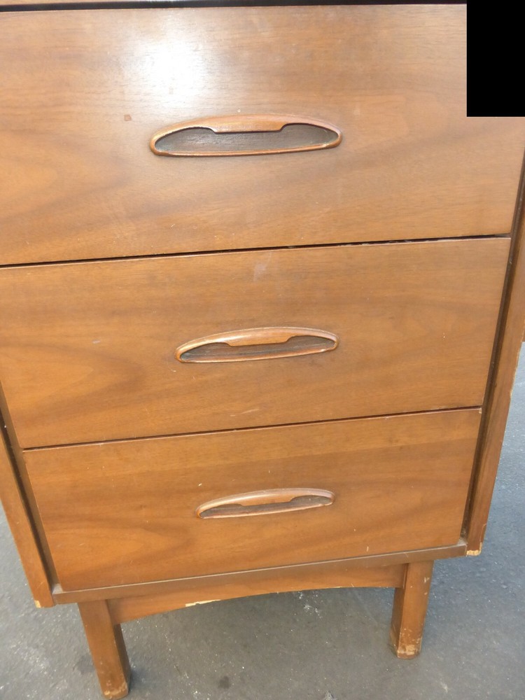 Vintage Danish Mid Century Modern Writing Desk