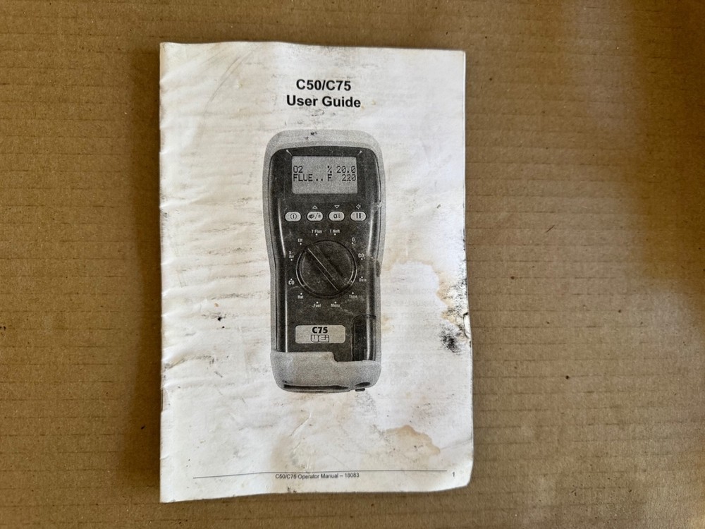UEI C50 combustion analyzer