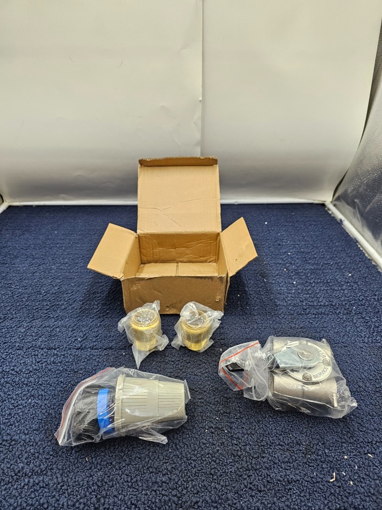 Pro+Aqua 1" Stainless Steel Bypass Valve w/ Brass Adapters Strainer