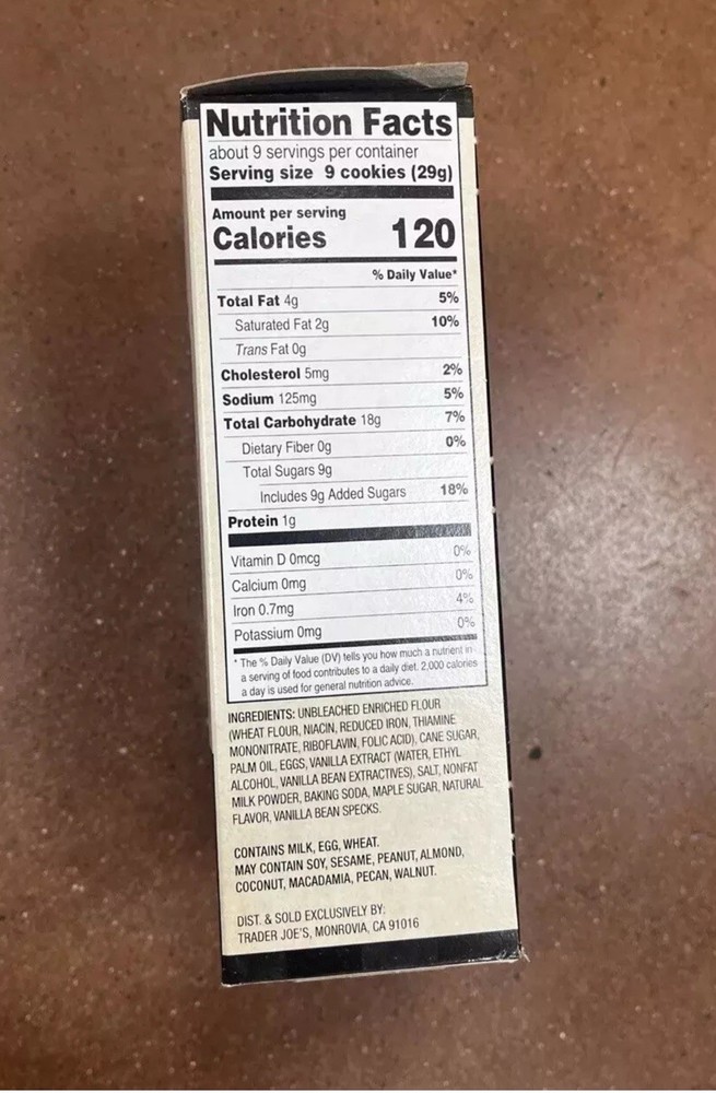 3 🤎 Boxes Trader Joe's Vanilla Cookie Thins 9oz Each Box